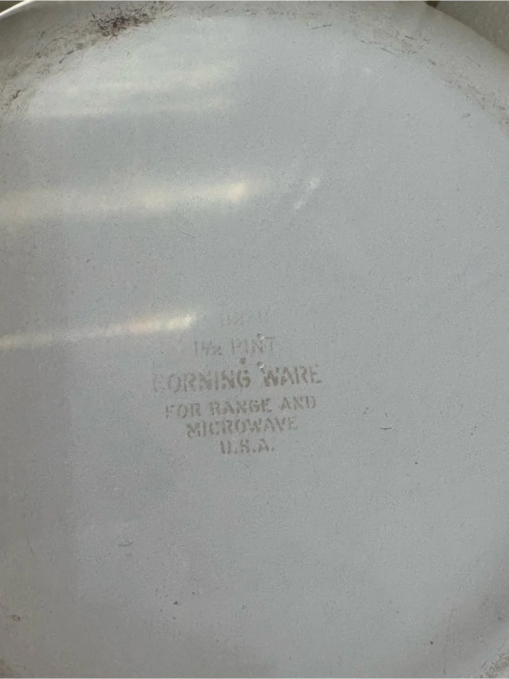 Vintage CorningWare 1.5pt Menuette Saucepan White/Yellow Floral Bouquet RetroVTG